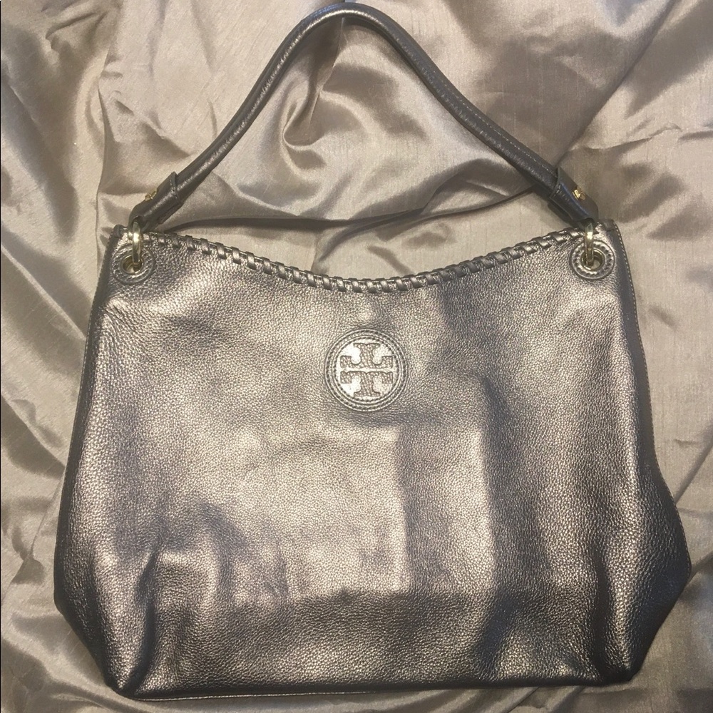 Tory Burch Gunmetal Grey Shoulder Bag